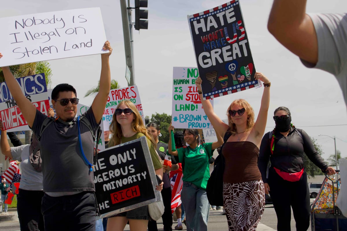 Thousands take to Inland Empire streets for ‘No Kings’ protests